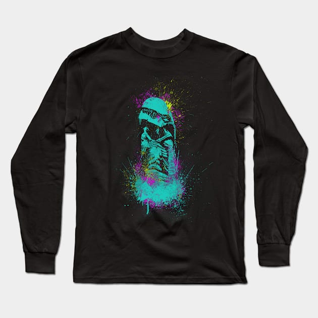 Neon Burster Long Sleeve T-Shirt by JDCUK